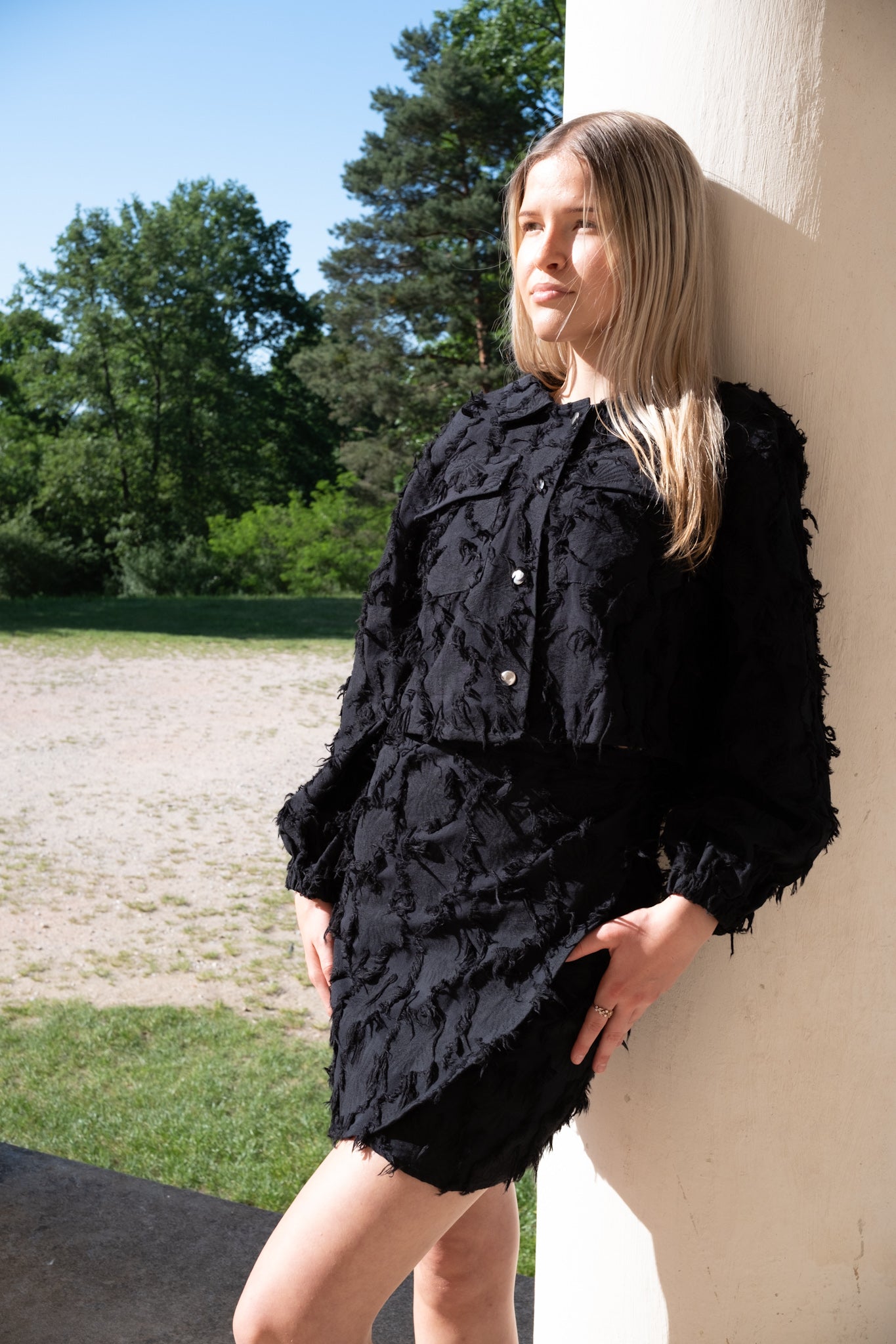 Denimový set
