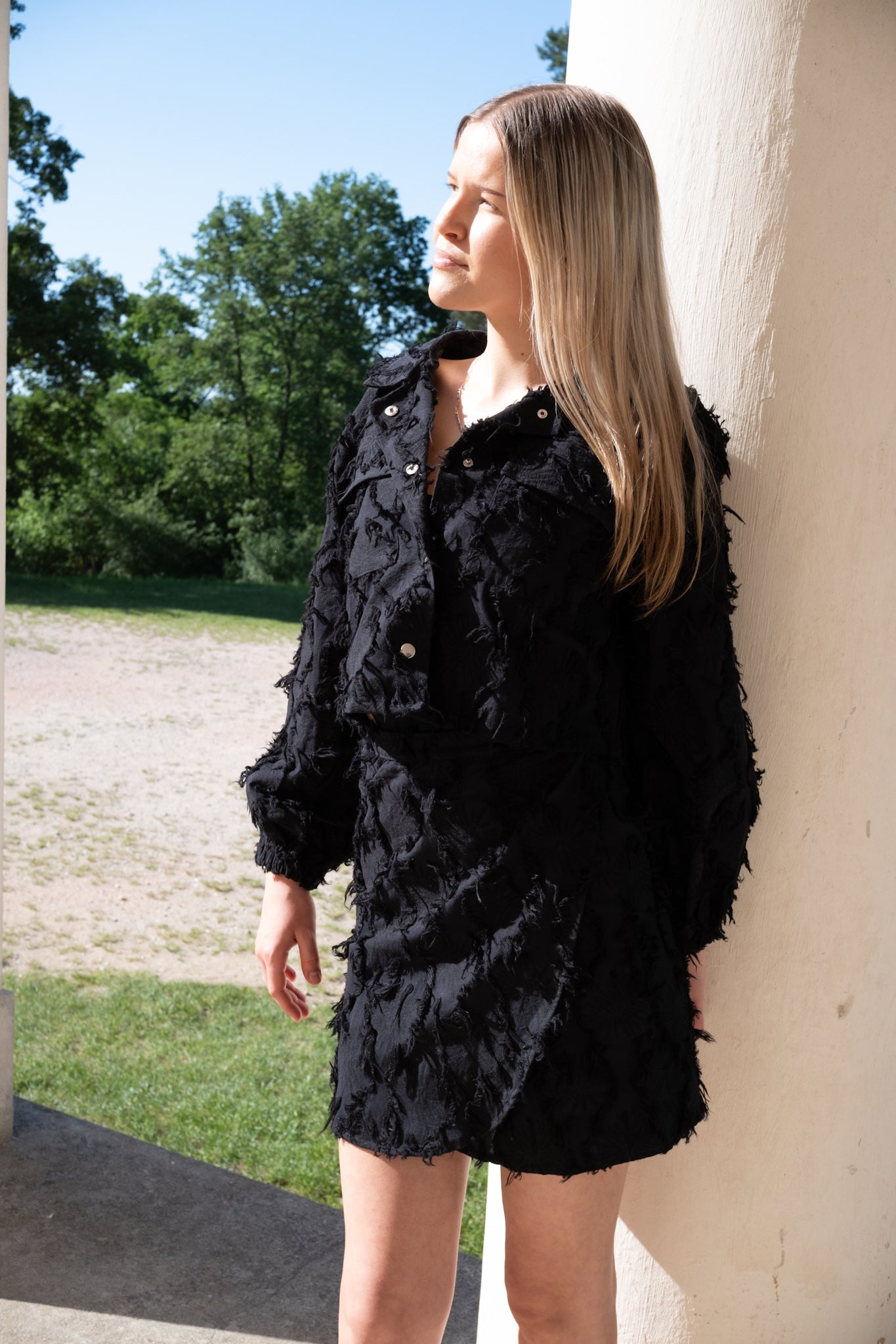 Denimový set