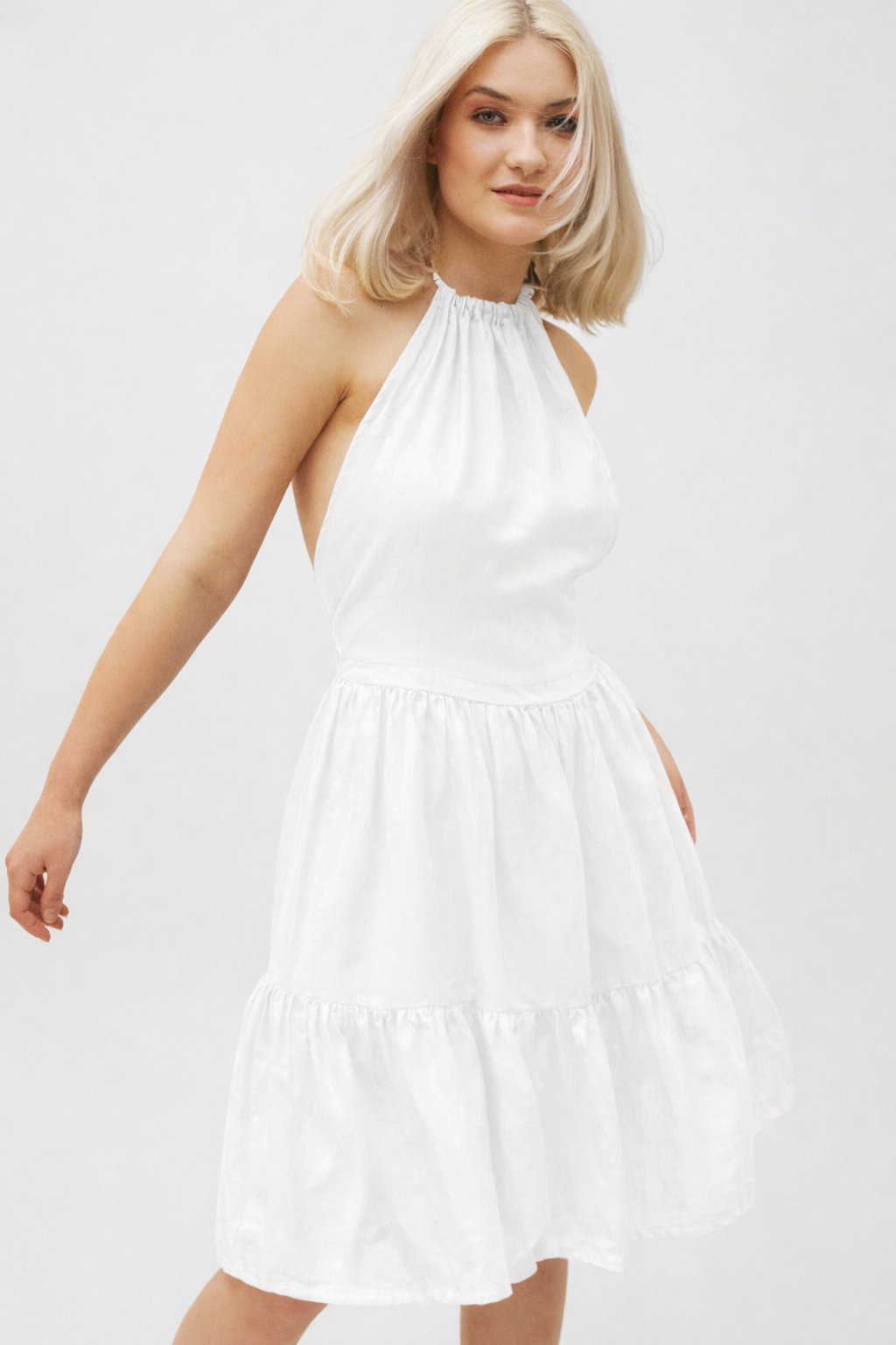 Lněné šaty Alex - předobjednávka