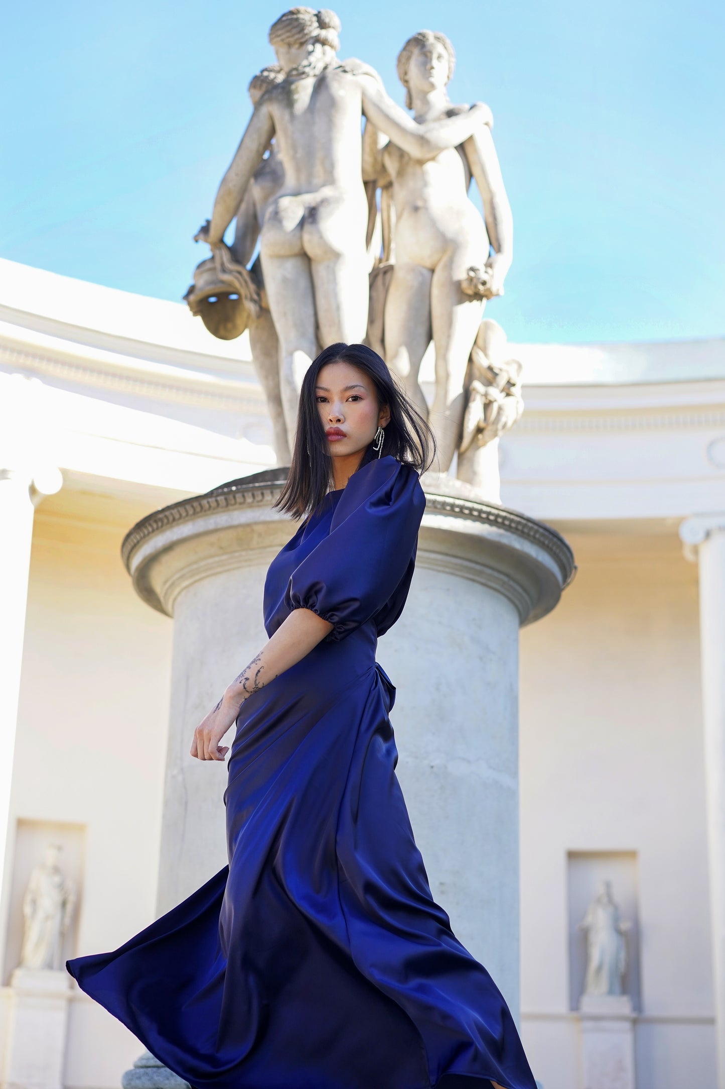 Hedvábné šaty Monika - předobjednávka