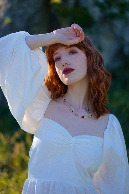 Lněné šaty Alma - předobjednávka