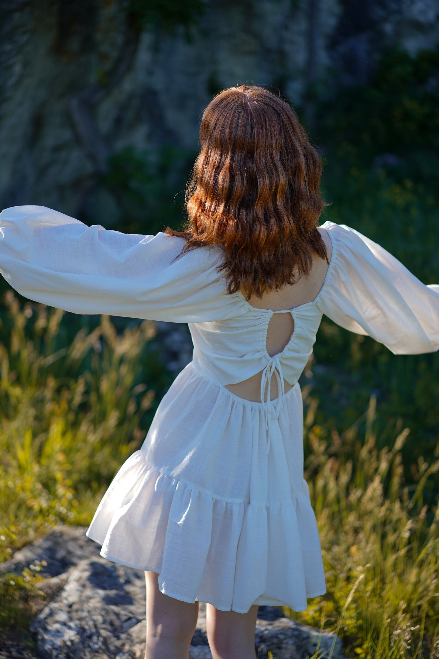 Lněné šaty Alma - předobjednávka