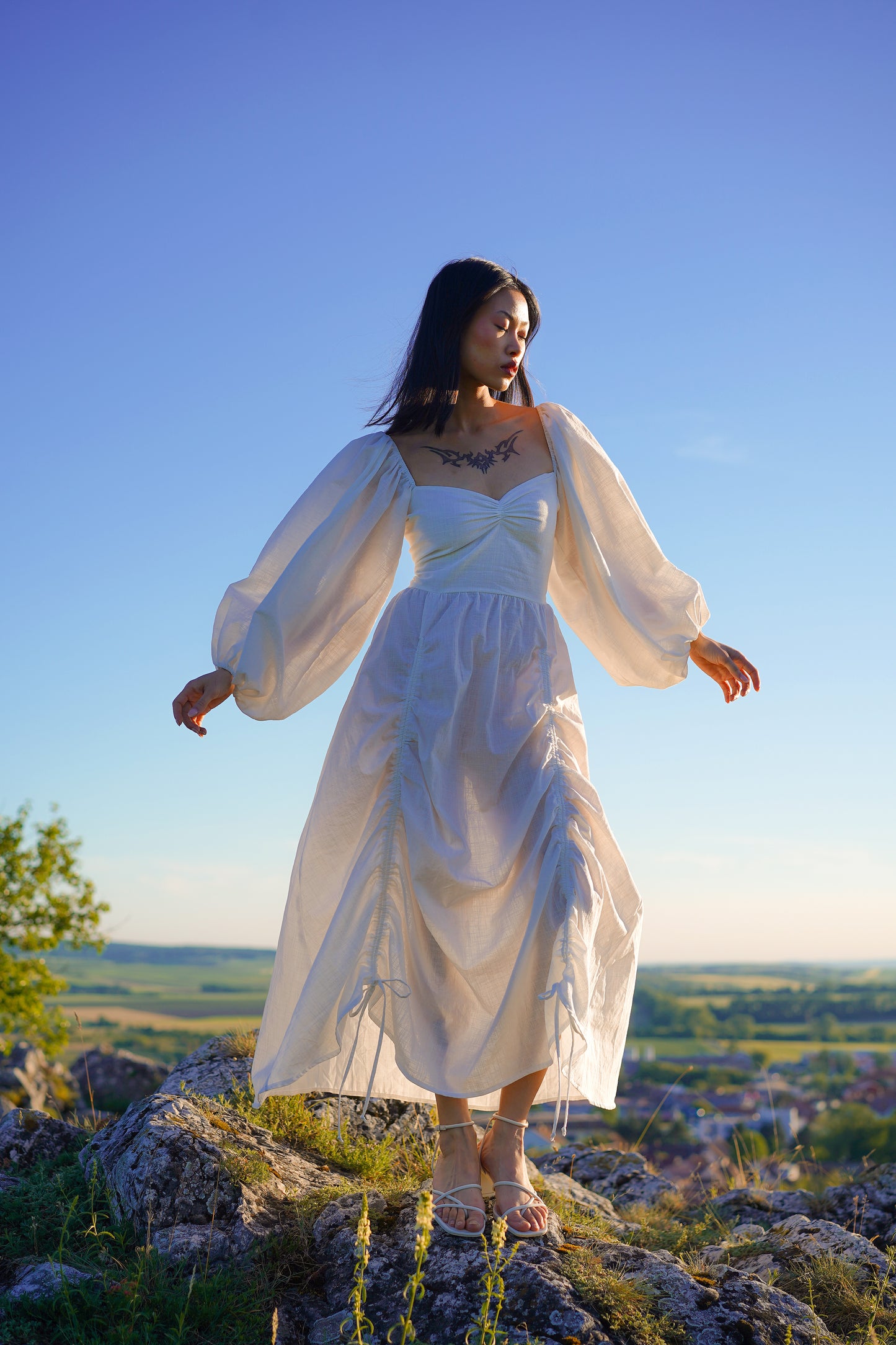 Lněné šaty Rose - předobjednávka