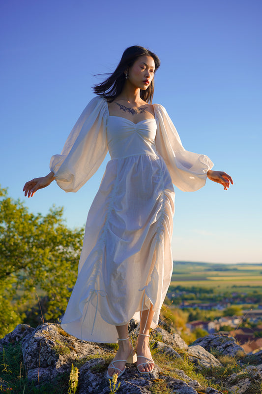 Lněné šaty Rose - předobjednávka