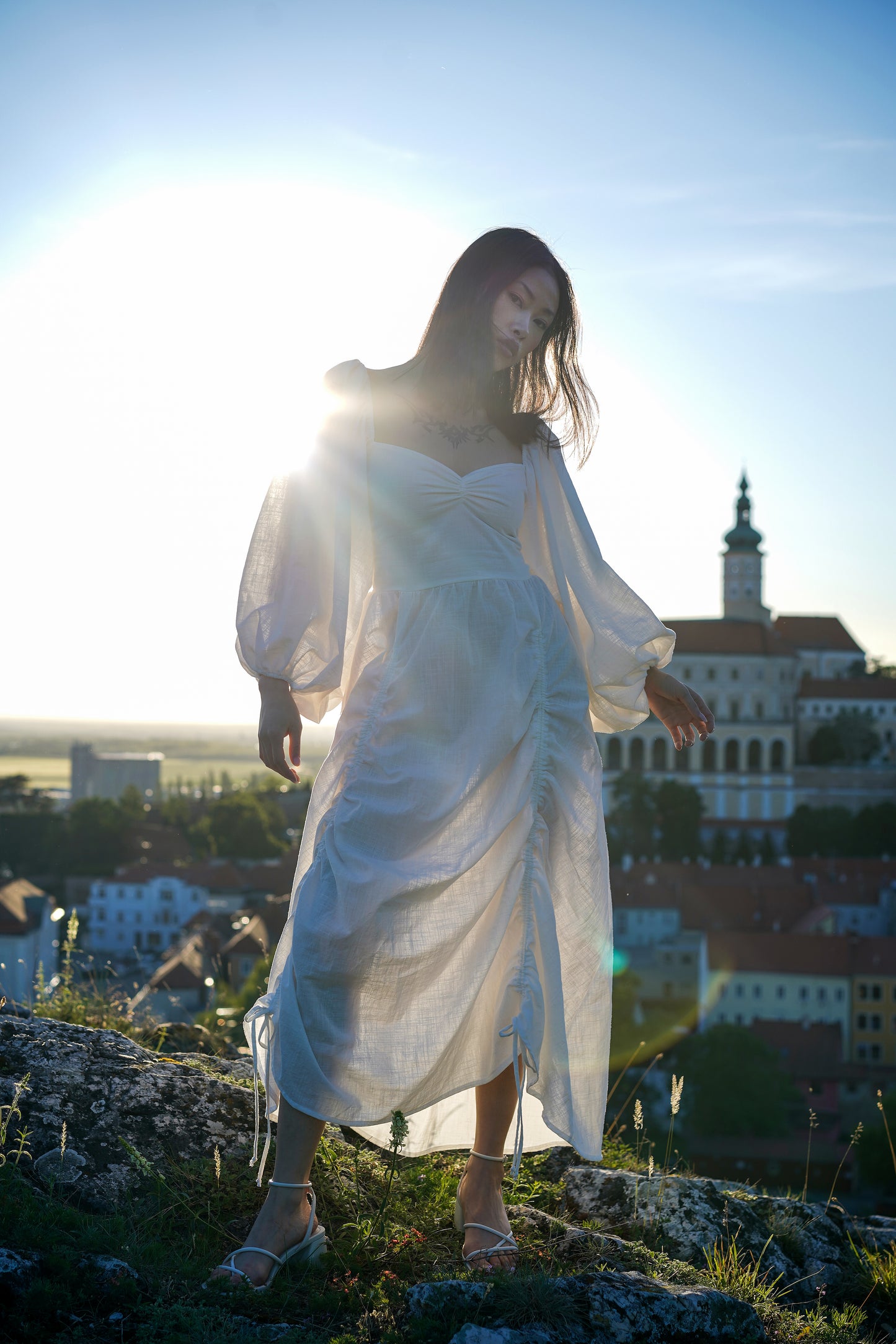 Lněné šaty Rose - předobjednávka