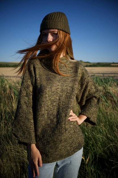 Pullover aus Naturgarn, beige