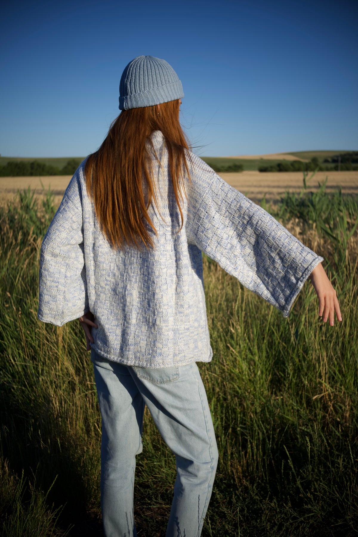 Pullover aus Naturgarn