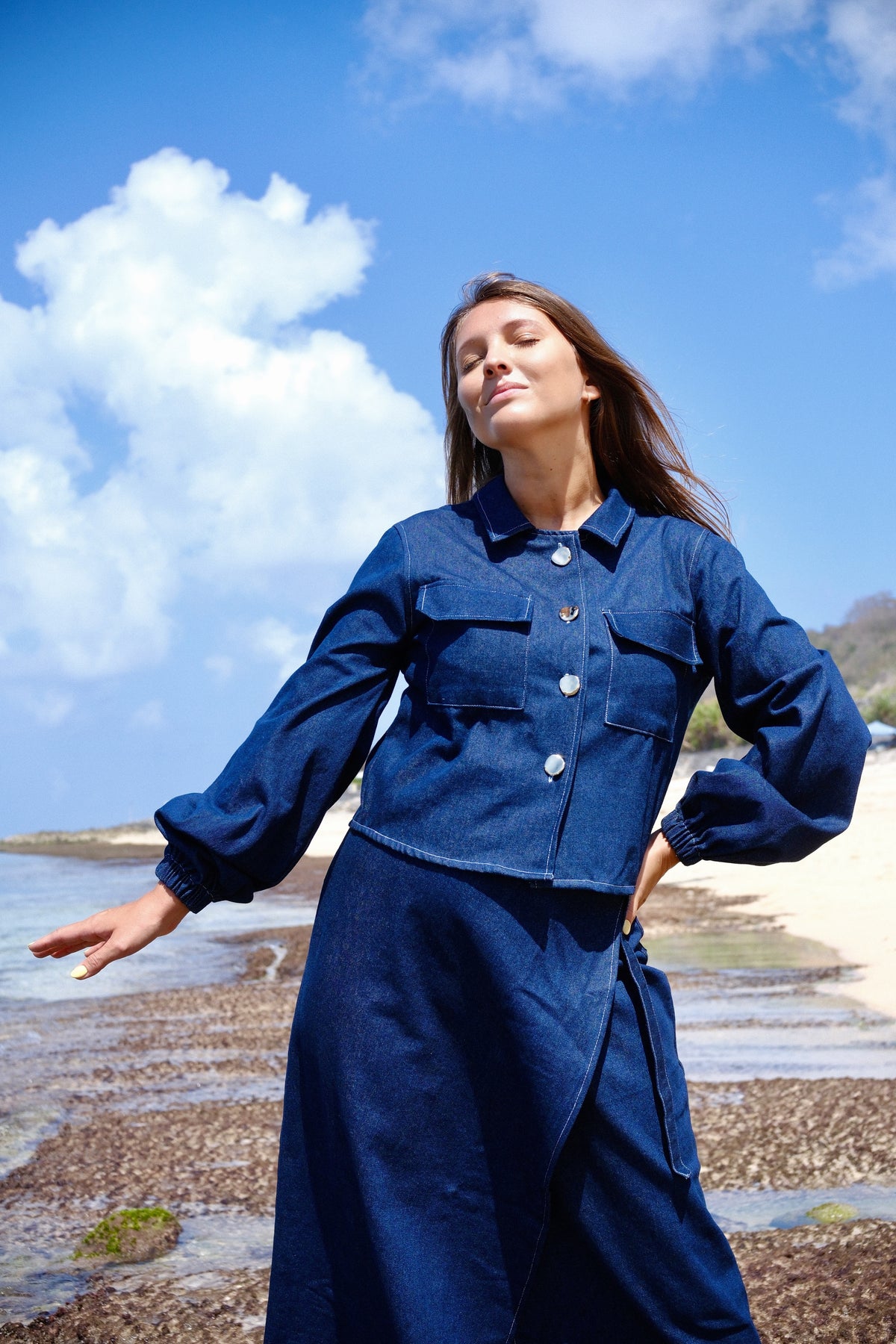 Jacquard-Jacke