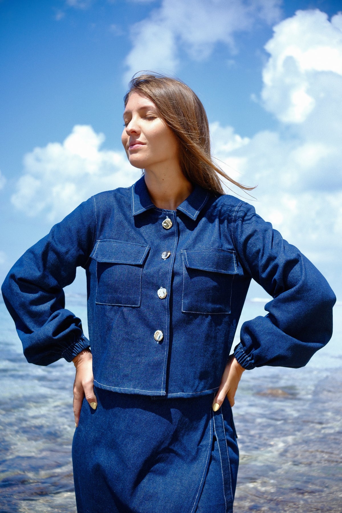 Jacquard-Jacke