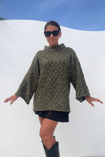 Pullover aus Naturgarn, beige