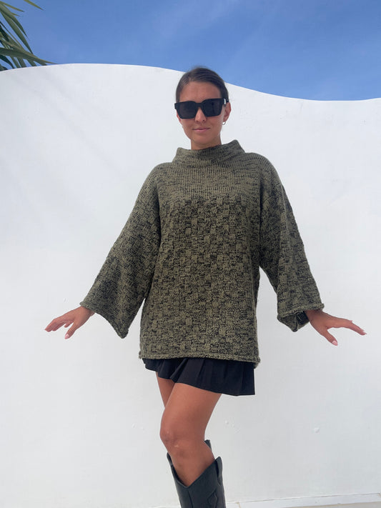 Pullover aus Naturgarn, beige