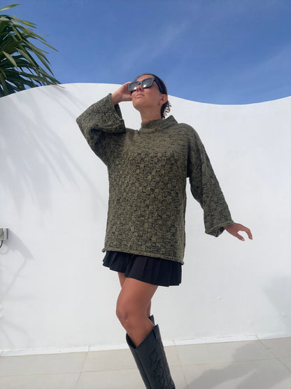 Pullover aus Naturgarn, beige