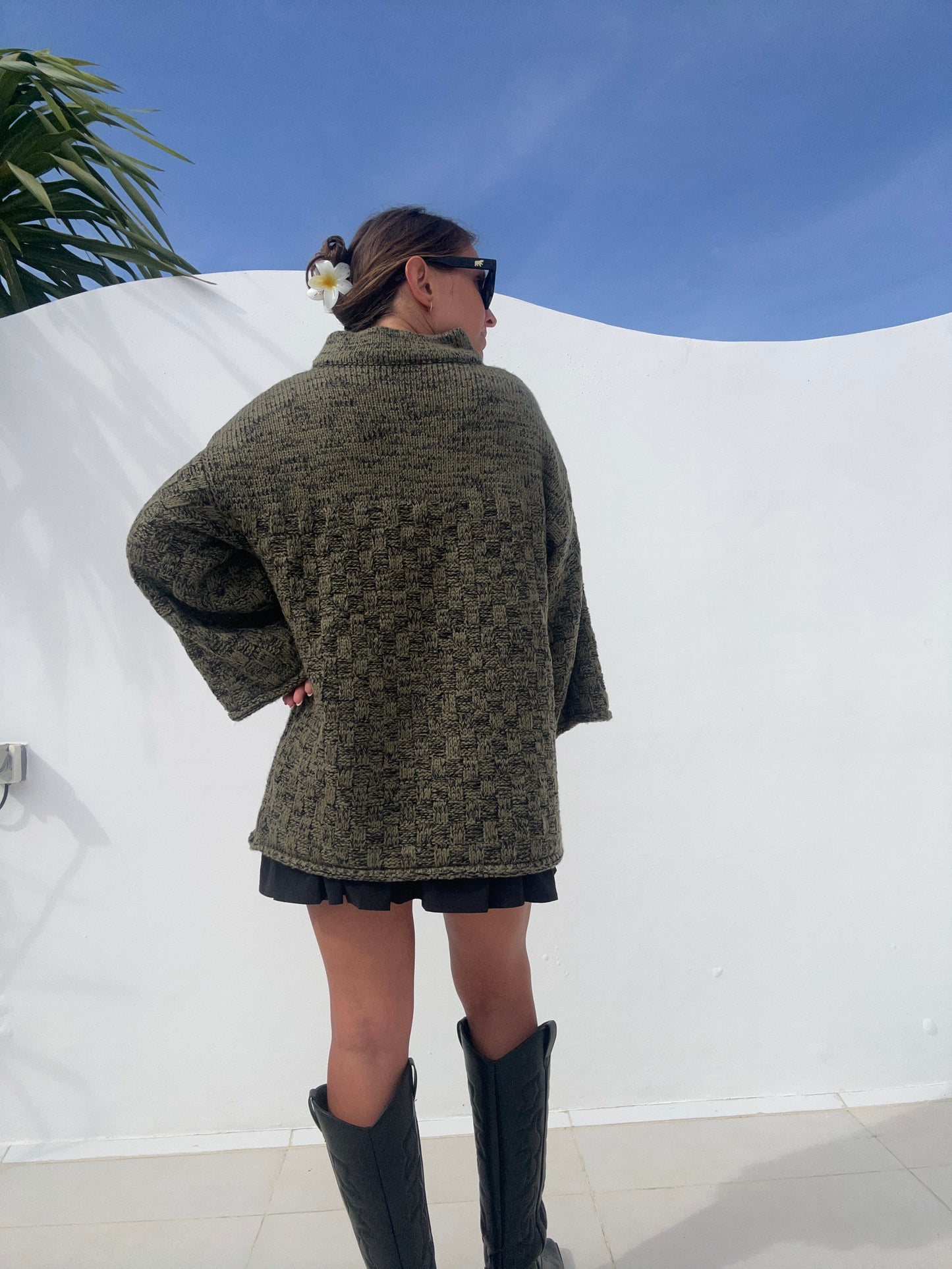 Pullover aus Naturgarn, beige