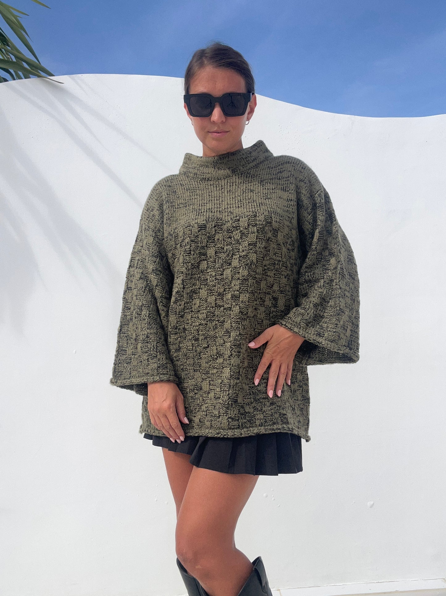 Pullover aus Naturgarn, beige