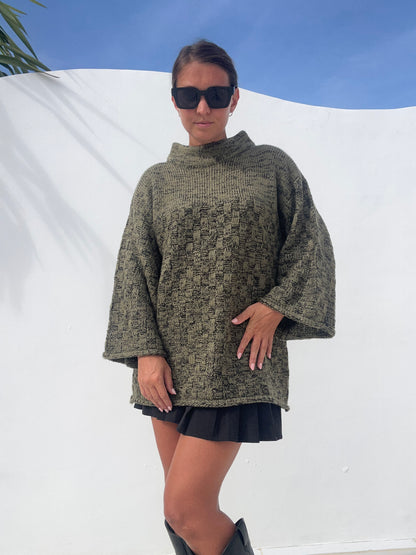 Pullover aus Naturgarn, beige