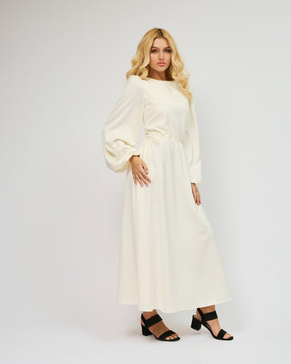 Saténové maxi šaty - předobjednávka