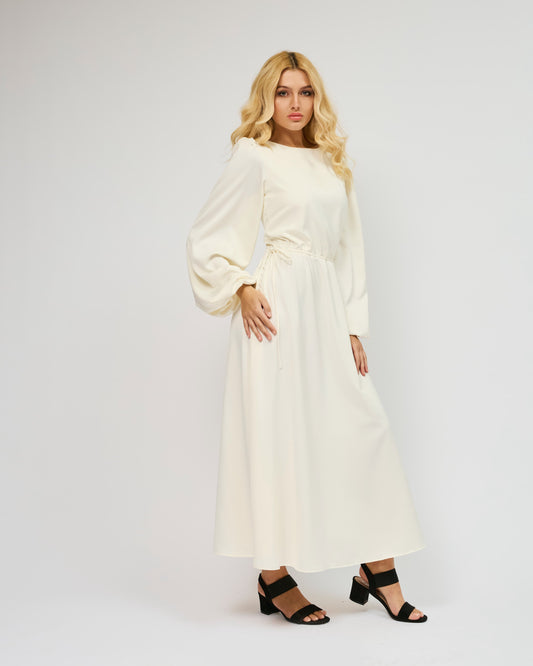 Saténové maxi šaty - předobjednávka