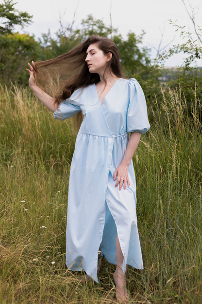 Šaty Kristýna z bio bavlny - předobjednávka