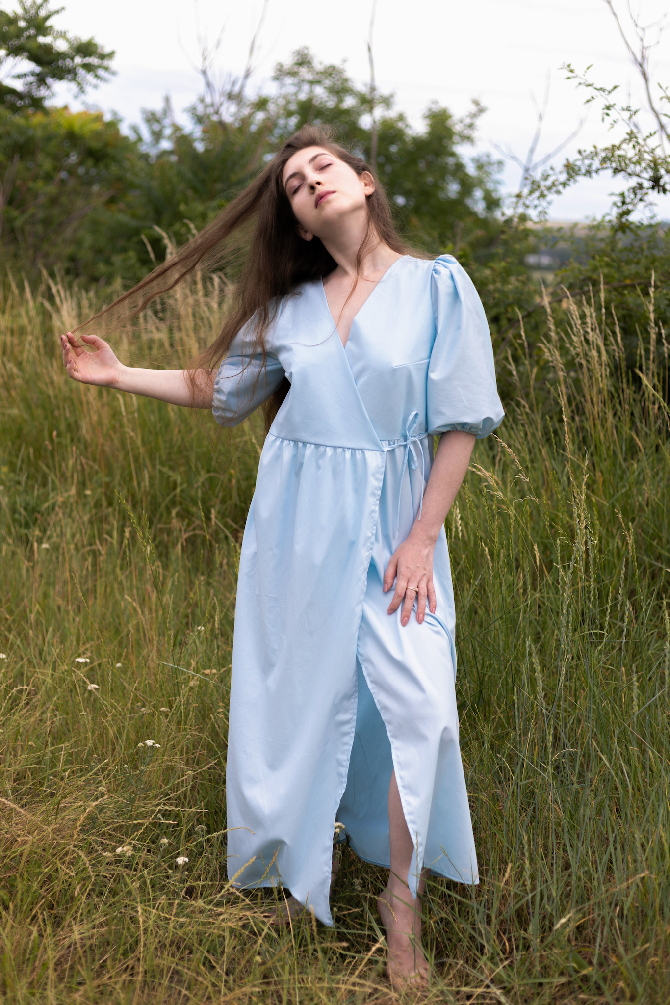 Šaty Kristýna z bio bavlny - předobjednávka